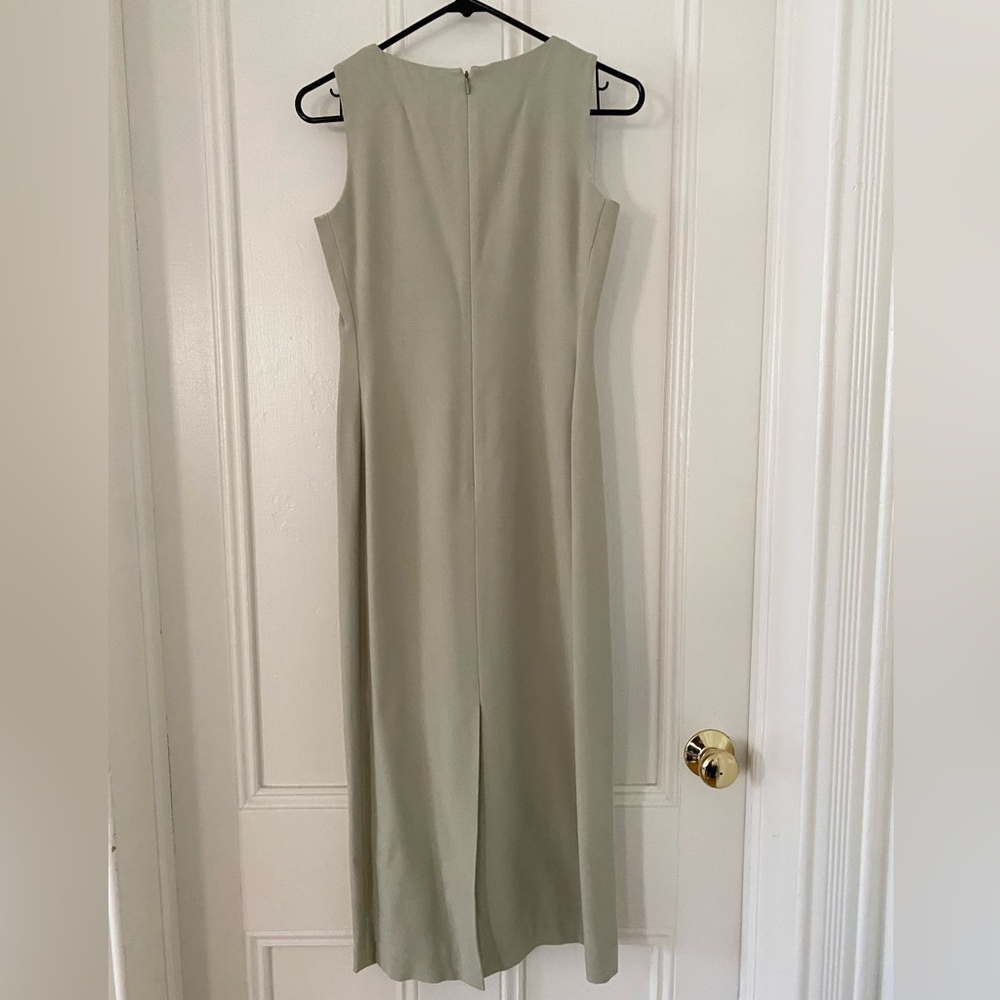 Vintage Sage Green Petite Sophisticate Maxi Dress - Picture 2 of 6